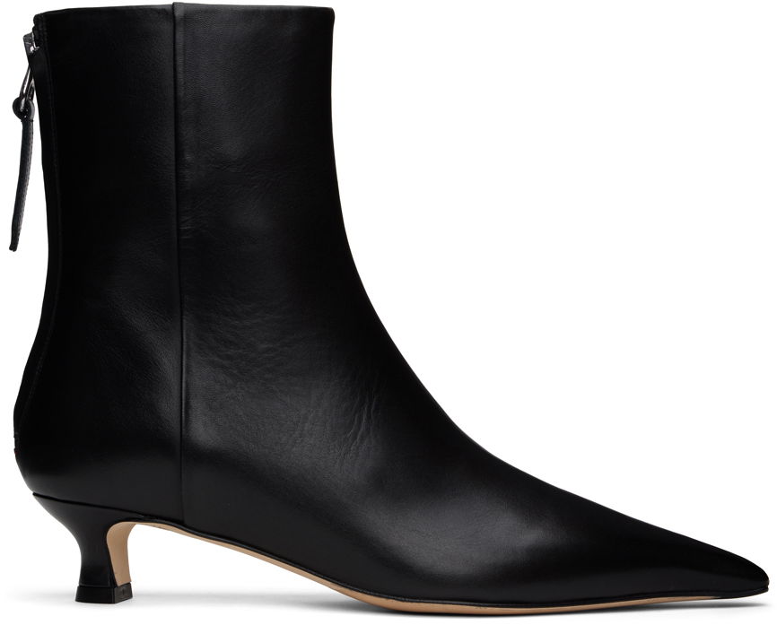 Obleke Aeyde Aeyde Zoe Kitten Heel Boots Črna | A11-AB-ZAZSS35KT-223-800-001, 0