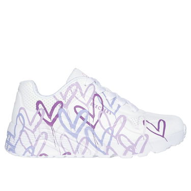 Superge in čevlji Skechers Uno Lite Spread Bela | 314064L-WLPR, 0