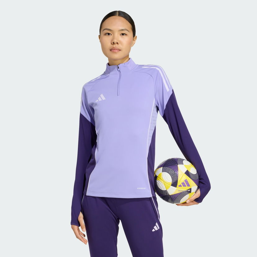 Trenirka adidas Performance Tiro 25 Competition Training Quarter-Zip Top Lila | JW4385