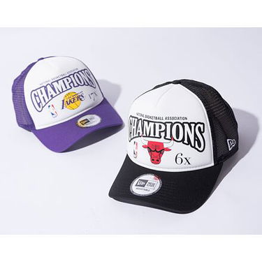 Kapa New Era 9FORTY A-Frame Trucker NBA League Champions Chicago Bulls Black Črna | 60298648, 2
